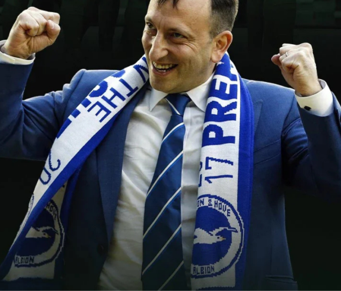 "Tony Bloom vlasnik Brightona na Amex stadionu s transfernim jackpotom: 3 milijuna eura → 116 milijuna eura (Moises Caicedo), nogometna analitika Jamestown Analytics"
