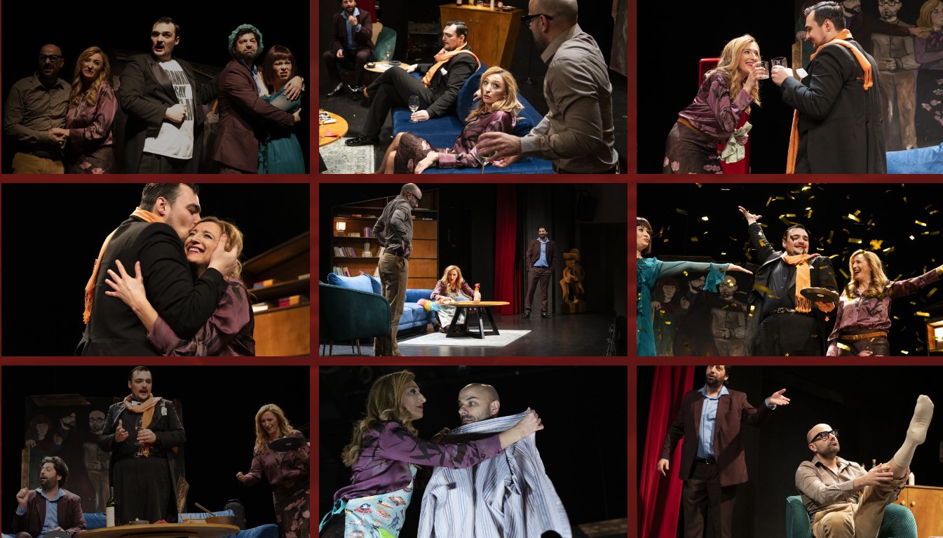 Scena iz predstave Sve zbog jednog imena Gradskog satiričkog kazališta Kerempuh